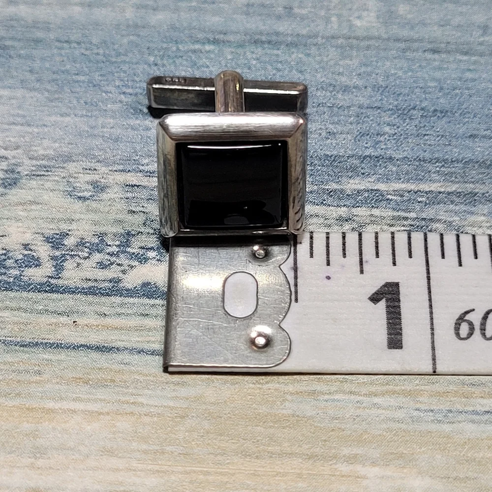 925 Square Cufflinks.
